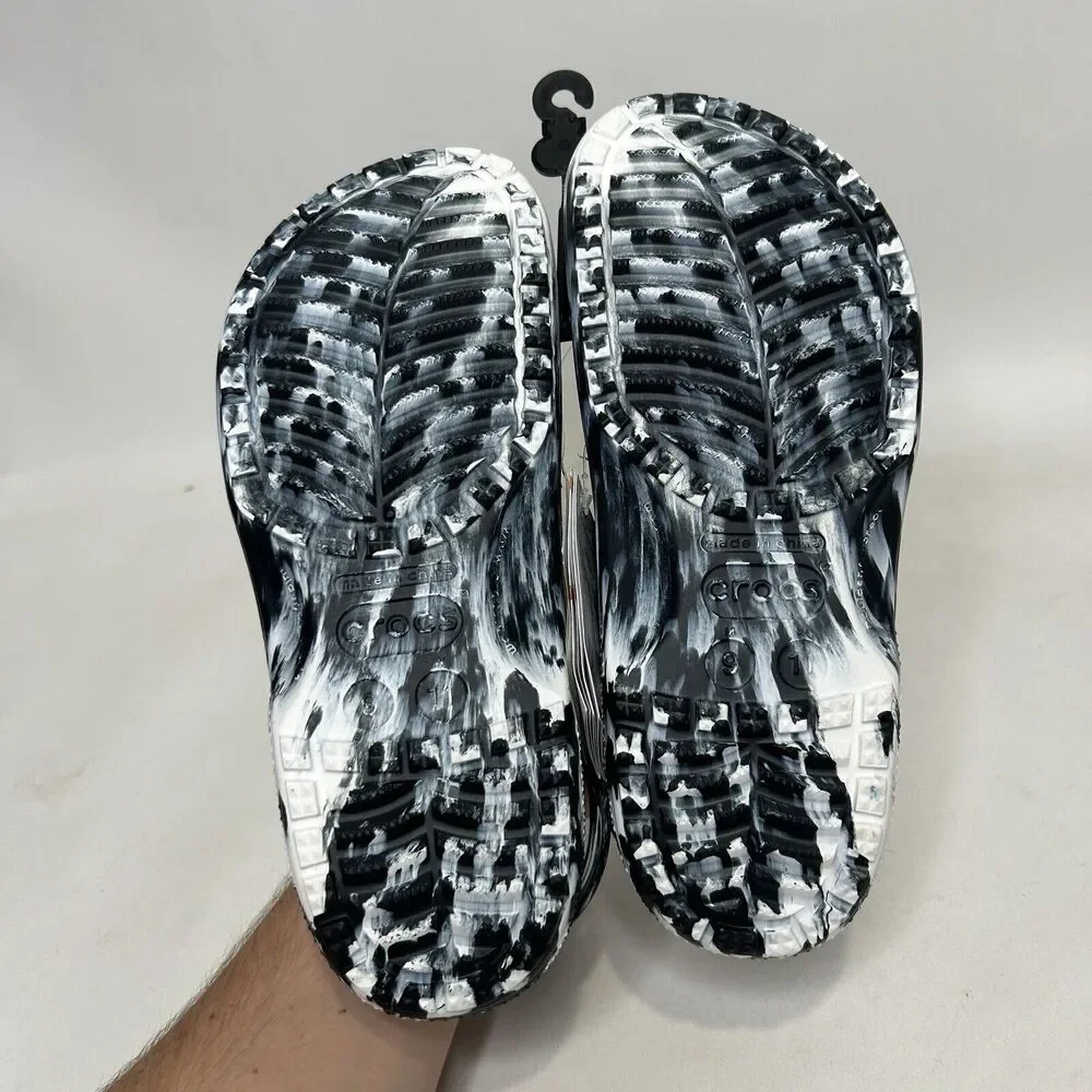 Crocs Classic Clog Marbled “Black White” 2024